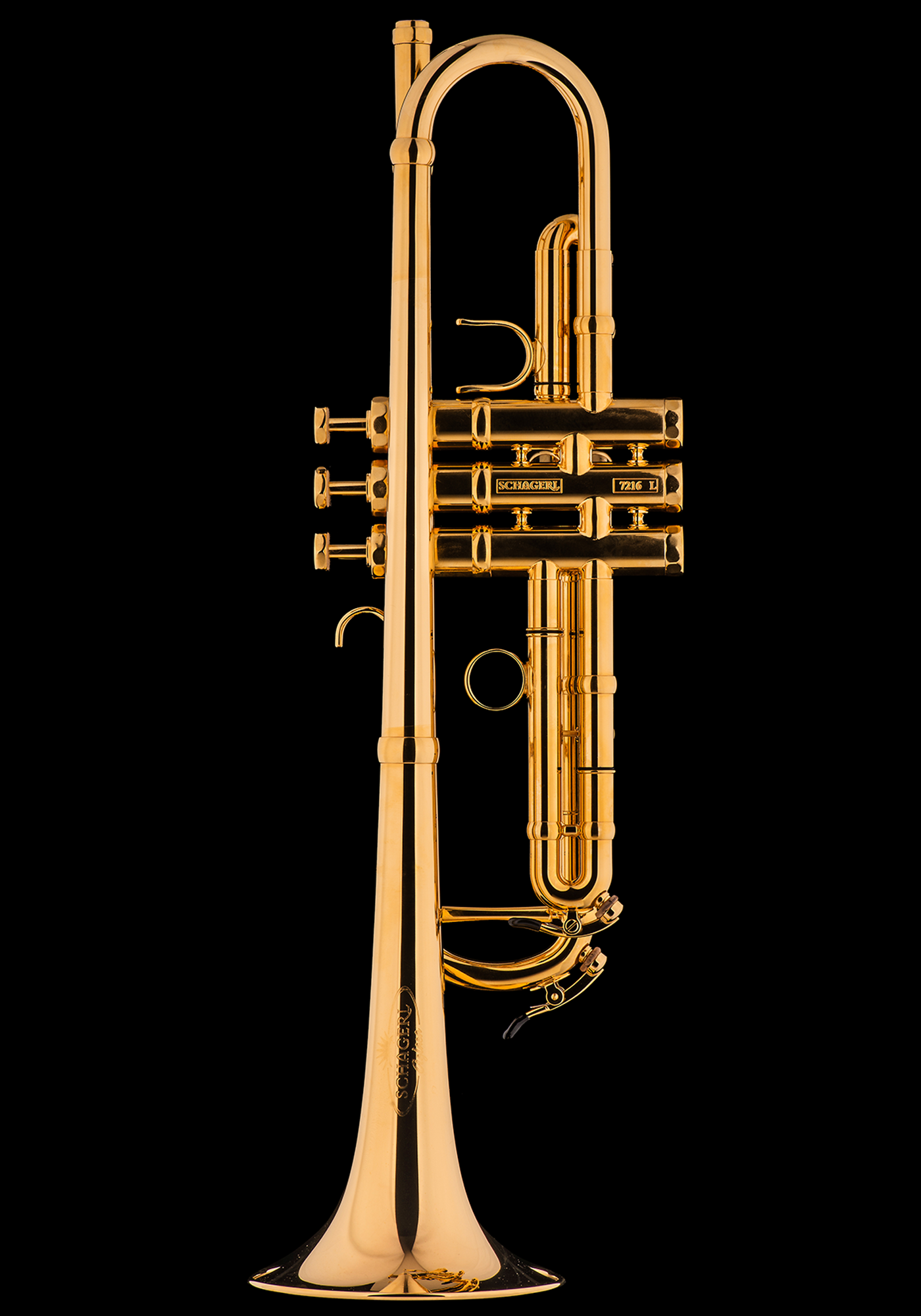 Schagerl Bb-Trumpet "AGLAEA" gold plated