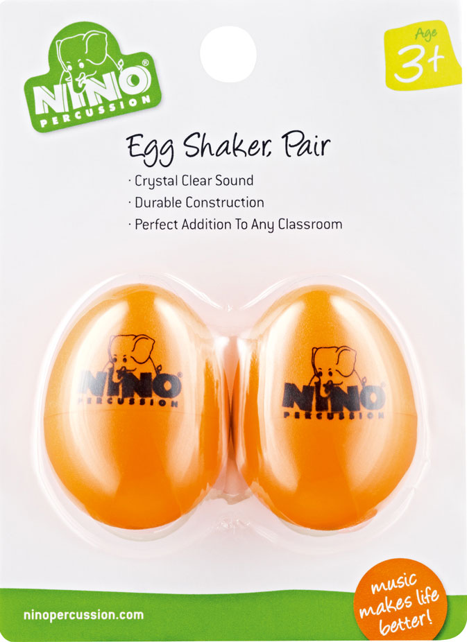NINO Egg Shaker Paar, orange