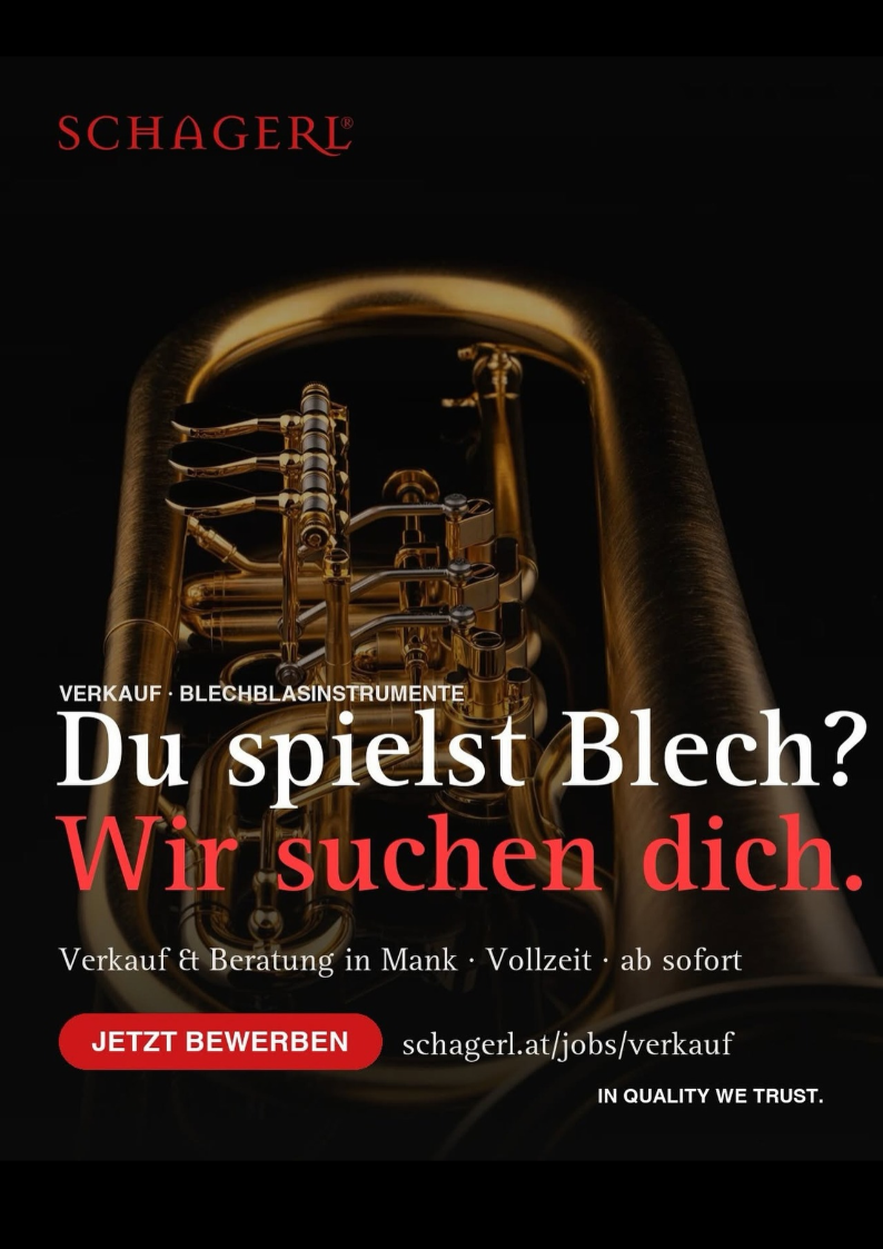 Wir suchen Verstärkung! Schagerl Artist