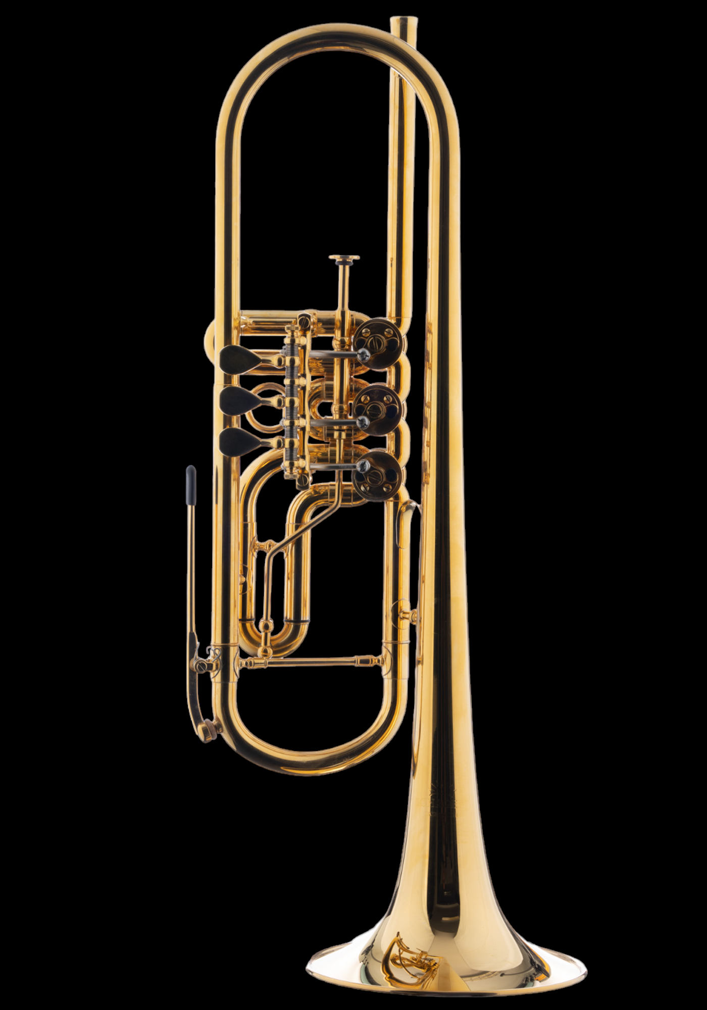 Schagerl Bb-Trumpet "HANS GANSCH" gold plated