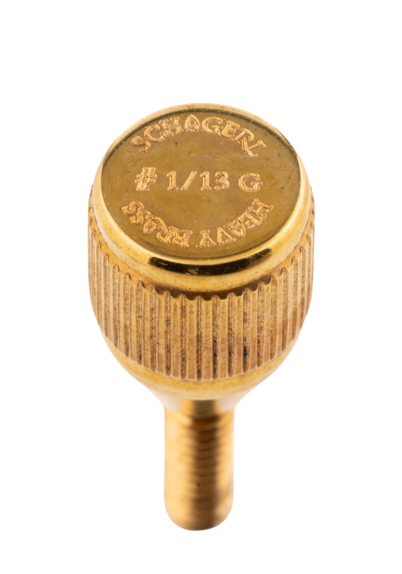 Schagerl S-Bogenschraube 2.0 Heavy Brass #1/14,5g vergoldet