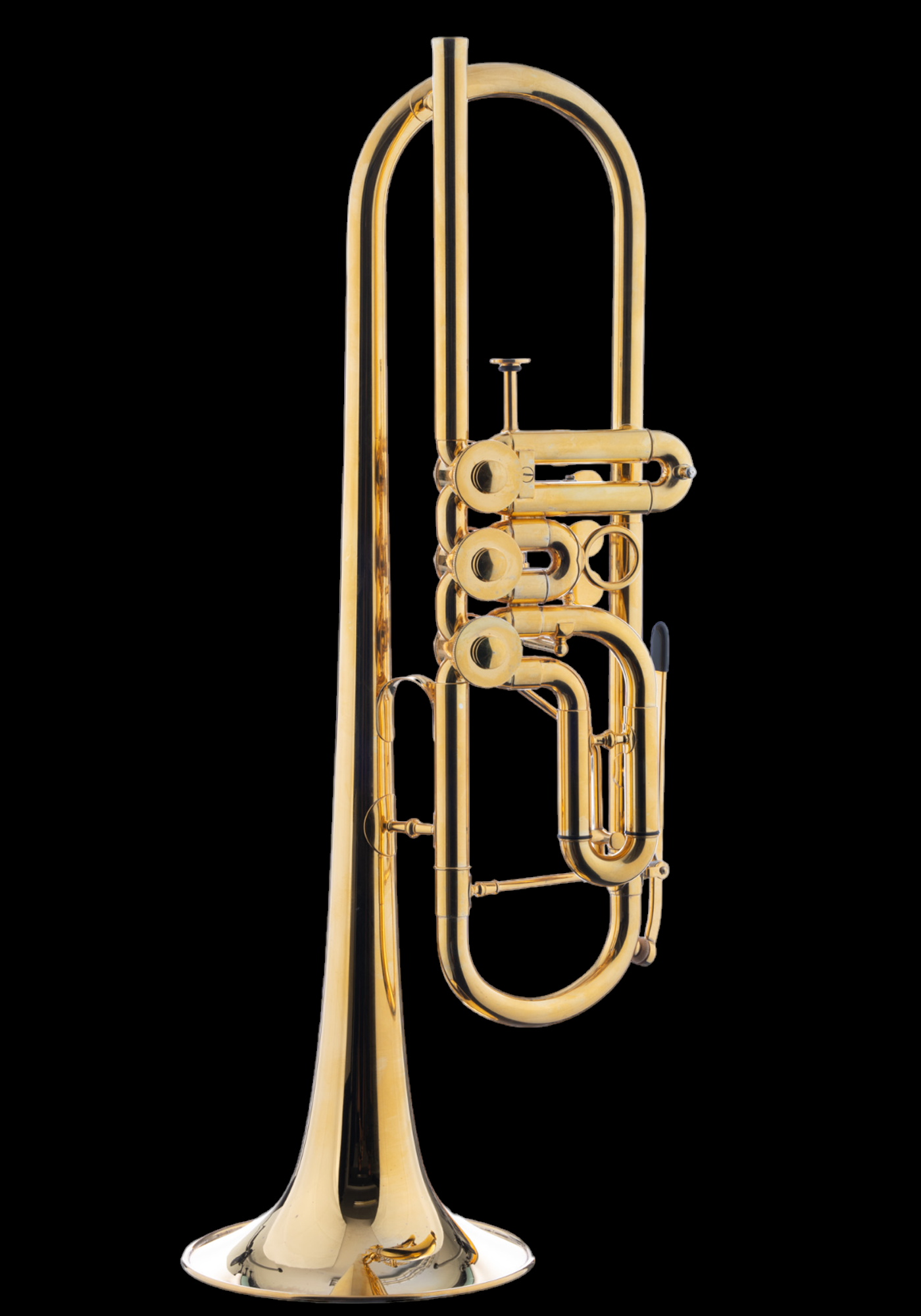 Schagerl Bb-Trumpet "HANS GANSCH" gold plated