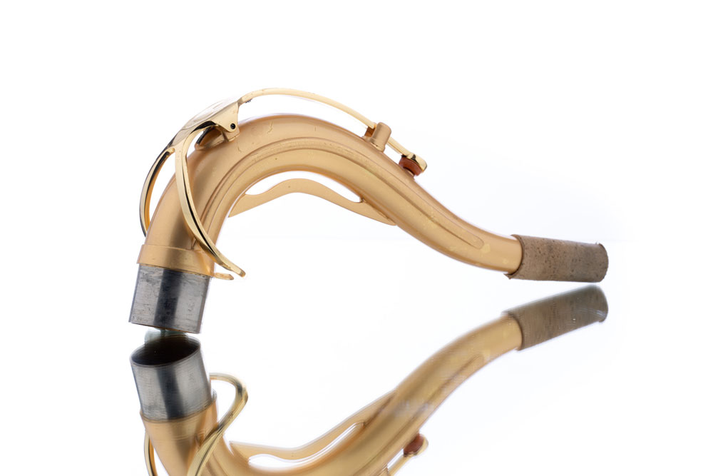 Borgani Tenor Neck, raw brass - used Model