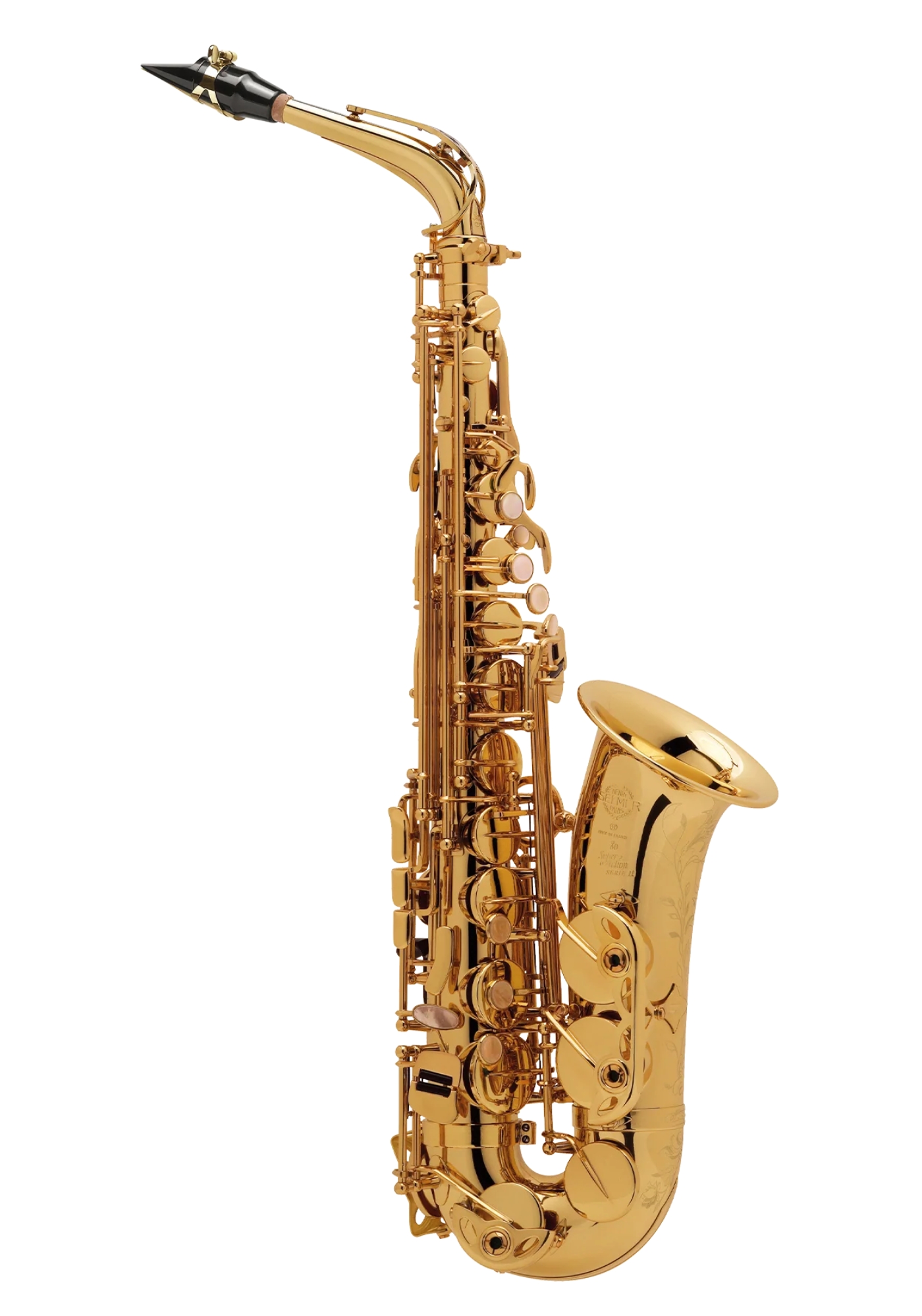 Selmer Altsaxophon SA80II Goldlack mit Gravur