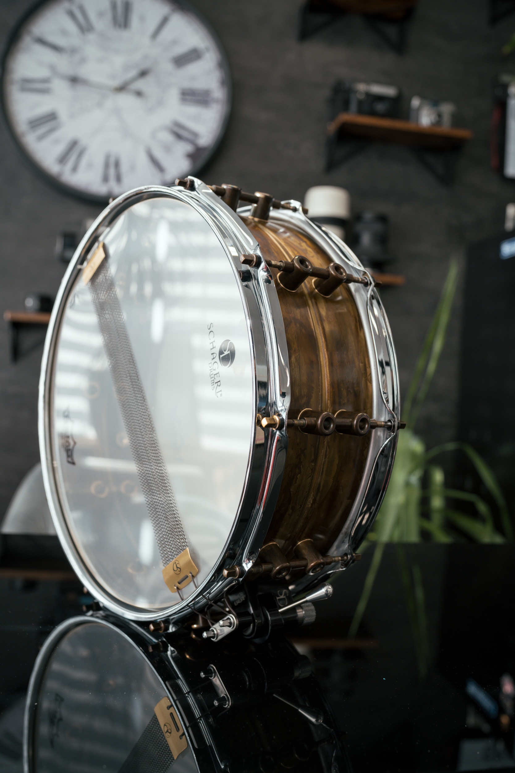 Schagerl Beaver Snare 14"x5" Brass - Patina