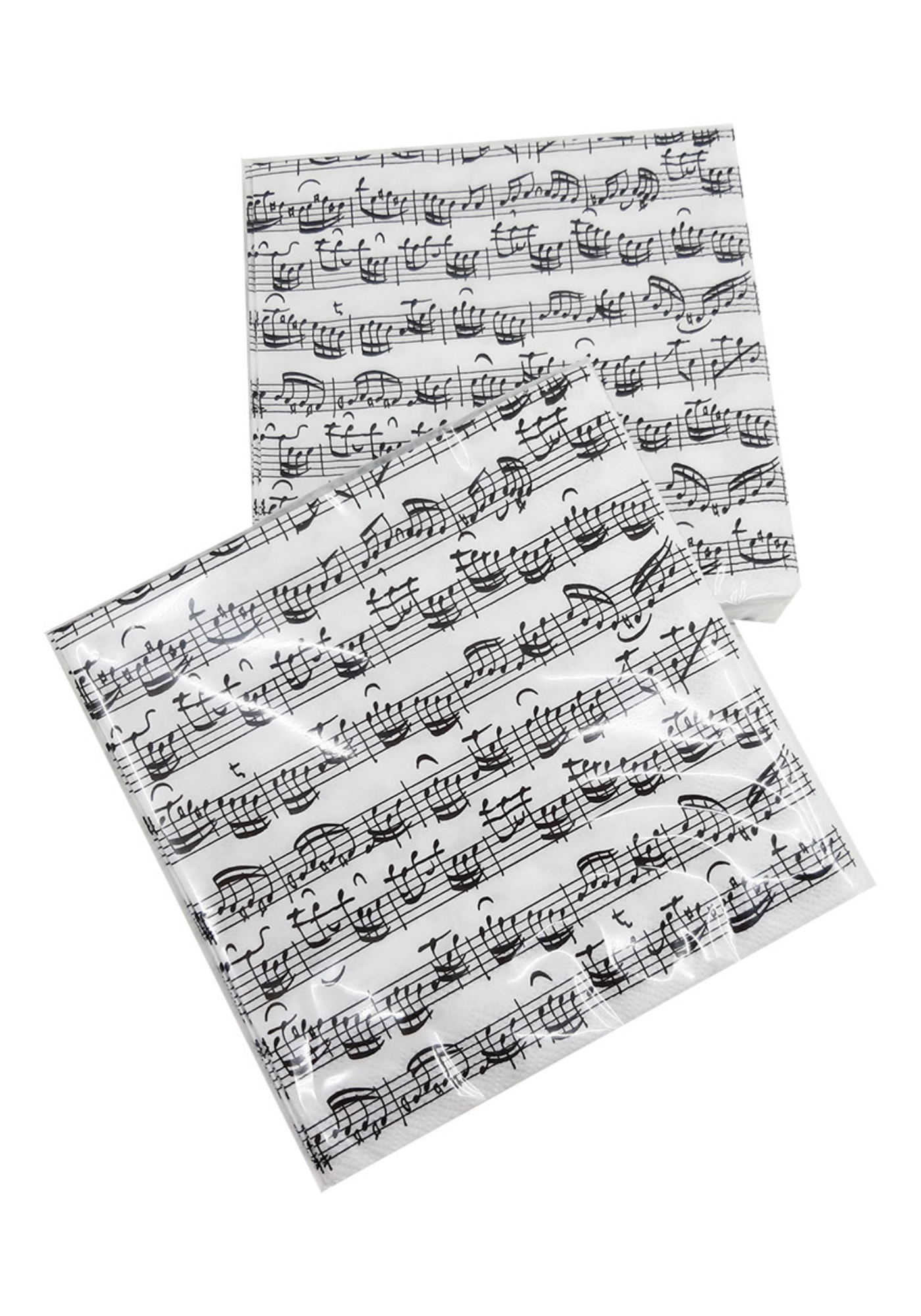 Paper napkins - music sheet