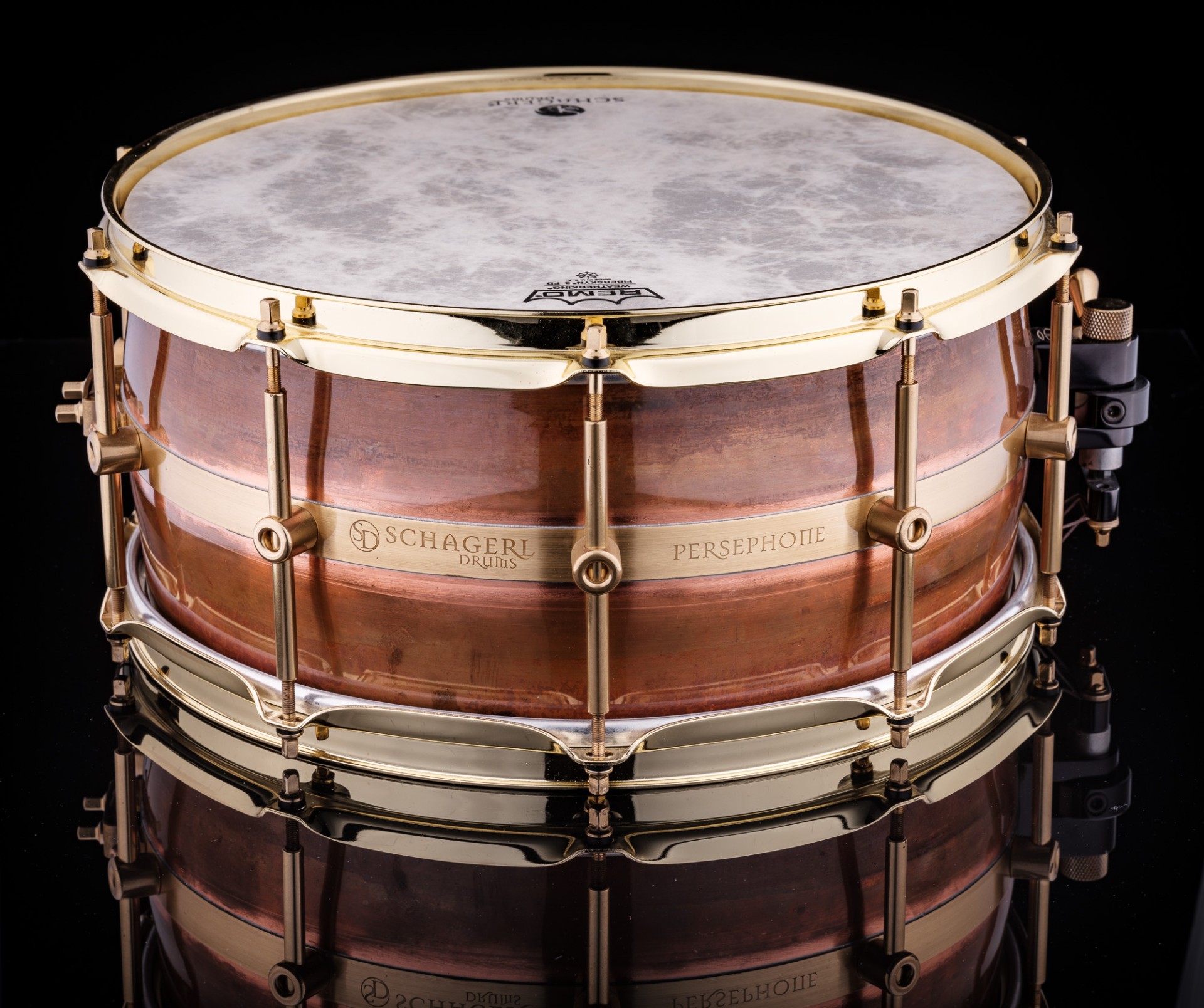 Schagerl Persephone Snare Drum 14x6,5 Copper, Raw Lacquered bei ...