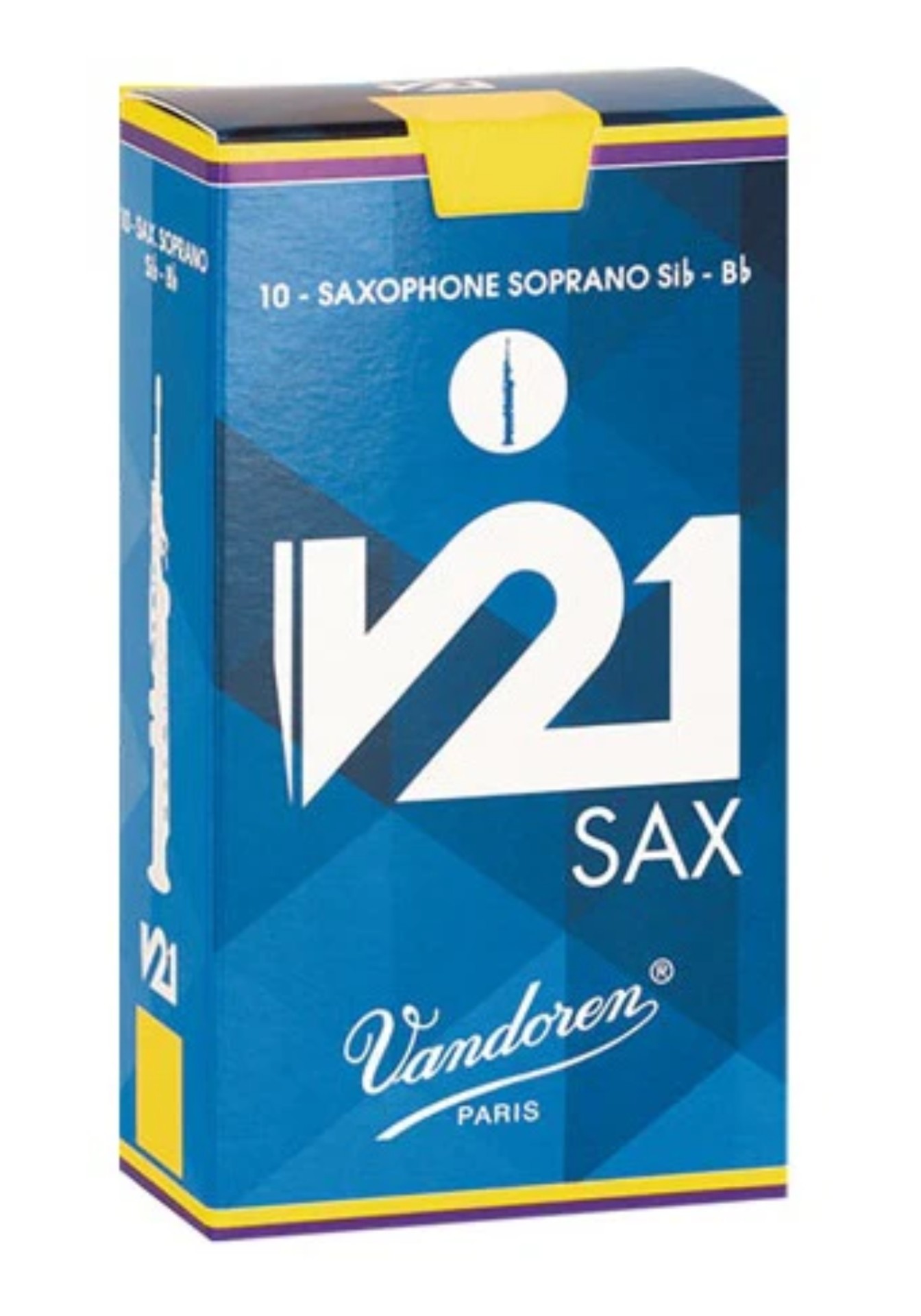 Vandoren SR8025 Soprano Sax V21 Cañas 2.5 - La Casa Del Músico